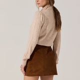 ASTR the Label Ovalia Scarf Neck Sweater