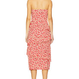 ASTR Asym Tiered Ruffle Dress