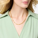 Julie Vos Bamboo Necklace Gold