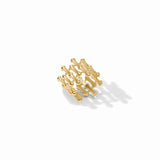 Julie Vos Bamboo Ring Gold