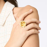 Julie Vos Bloom Ring Gold