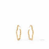 Julie Vos S Gardenia Textured Hoop
