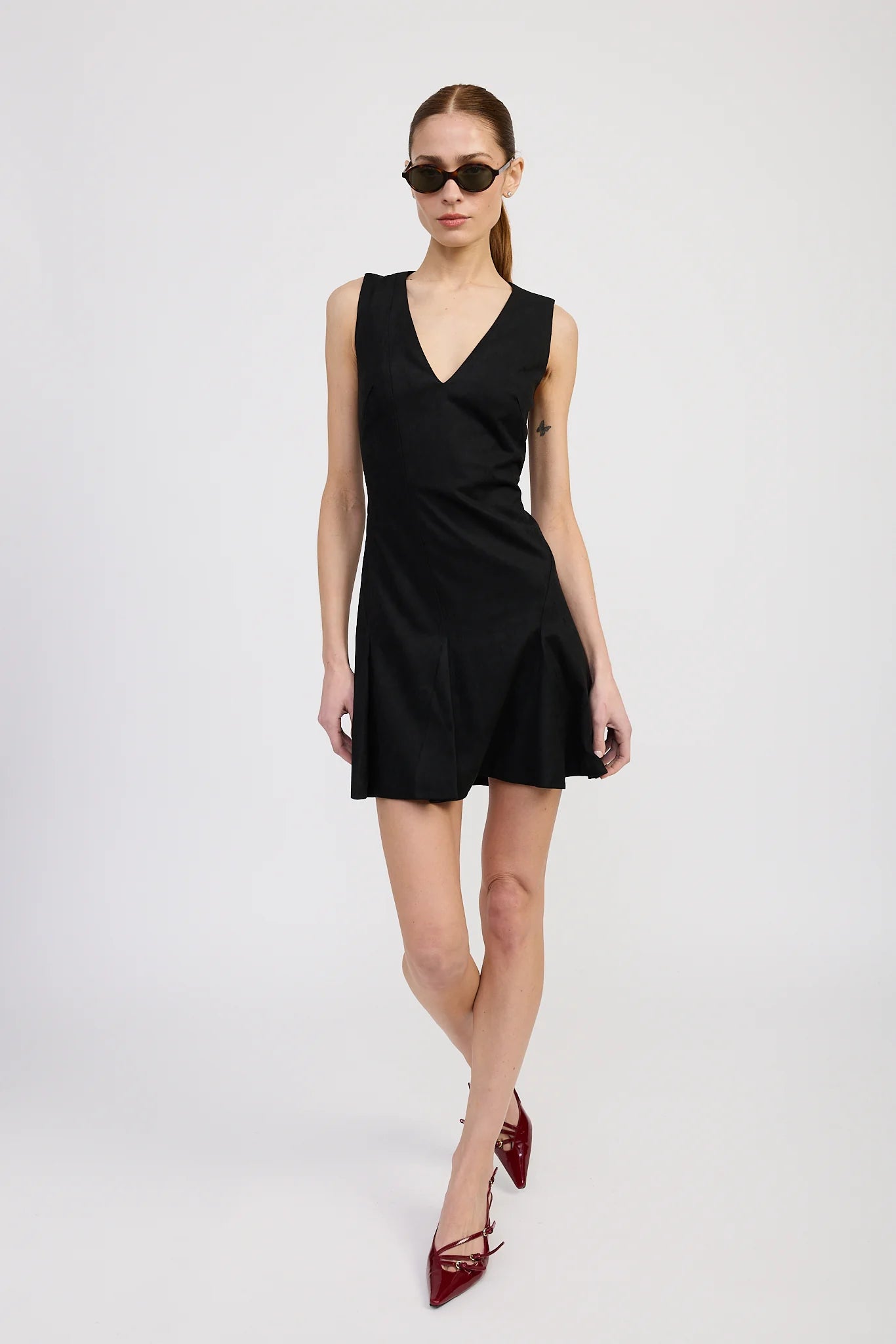 nelly mini dress Simkhai Nelly Tulip Stripe Bustier Mini Dress