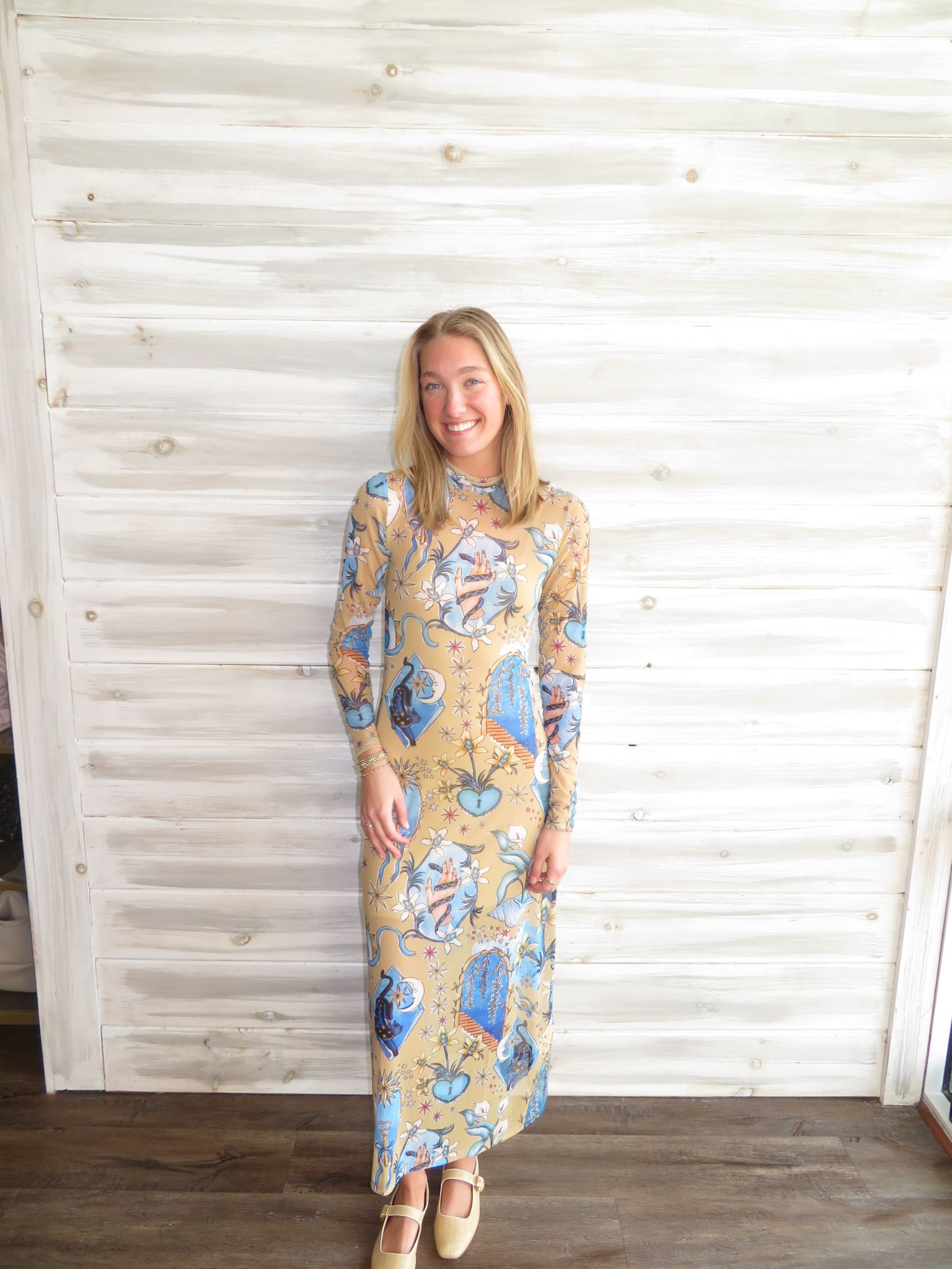 Farm Rio Mystical Long Sleeve Maxi Dress – RJ Pope