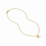 Julie Vos Wave Delicate Necklace Gold