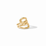 Julie Vos Wave Ring Gold