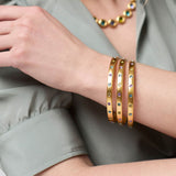 Julie Vos Rainbow Bangle Champagne Radiance