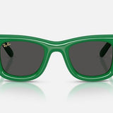 RayBan Wayfarer Puffer Green Sunglasses