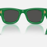 RayBan Wayfarer Puffer Green Sunglasses