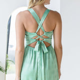Show Me Your Mumu Mina Midi Green Dress