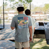 Burlebo Patriotic Fish Tee