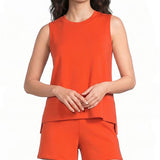 SPANX AirEssentials Crew Neck Sleeveless Knit Tank Top