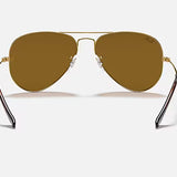 RayBan Aviator Large Metal - Arista Brown Polarized