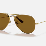 RayBan Aviator Large Metal - Arista Brown Polarized