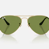 Aviator Large Metal - Green Polarized