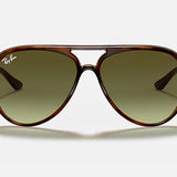 RayBan Cats 5000 Classic - Light Havana Green Gradient
