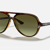 RayBan Cats 5000 Classic - Light Havana Green Gradient