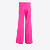 Vilagallo Neon Pink Crepe Trousers