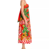 Farm Rio Fruit Trolly Red Dress