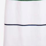 Vilagallo White Dress With Straps And Stripes
