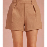 Strut and Bolt Tailored Textured Knit Shorts