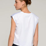 Vilagallo Blue Striped T-Shirt Golf Knot