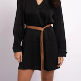 Amsterdam Heritage Evin Leather Wrap Belt