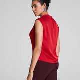 Spanx Silky Smooth Cowl Neck Sleeveless Top
