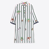 Vilagallo Safari Dress Green
