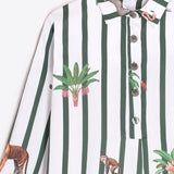 Vilagallo Safari Dress Green