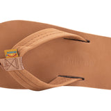 Rainbow Sandals Men's Single Layer Premier Leather with Arch Support 1" Strap