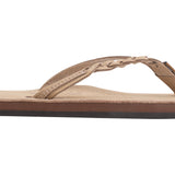 Rainbow Sandals Flirty Braidy - Ladies Single Layer Premier Leather 1/2" Narrow Strap with Braid