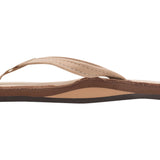 Rainbow Sandals Ladies Single Layer Premier Leather with Arch Support and a 1/2" Narrow Strap
