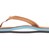 Rainbow Sandals Ladies Single Layer Premier Leather with Arch Support and a 1/2" Narrow Strap