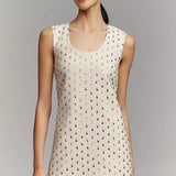 Maude Club Cotton Linen Jardin Sleeveless Mini Dress