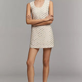 Maude Club Cotton Linen Jardin Sleeveless Mini Dress