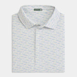 Genteal Shoreline Catch Printed Performance Polo