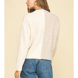 Pinch Color Block Button Down Cardigan