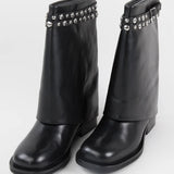 Free People Scorpio Studded Foldover Boots
