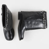 Free People Scorpio Studded Foldover Boots