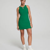 SPANX Get It Moving Green Dress