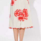 Adelyn Rae Ashley Scallop Printed Skirt