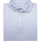 Coastal Cotton Blue Net Polo