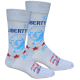 Brown Dog Liberty & Justice Socks