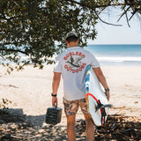 Burlebo Short Sleeve Tee - Old School Duck Hunt - Heather Oatmeal