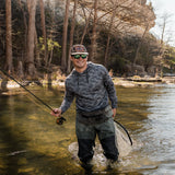 Burlbo Performance Hoodie Stone Camo