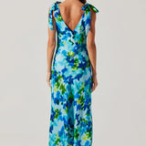 ASTR The Label Allexina Satin Cowl Neck Midi Dress