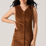ASTR the Label Gisselle Corduroy Mini  Dress