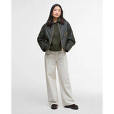 Barbour Arlene Checked Waxed Jacket