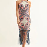 Adelyn Rae Morgan Fringe Dress